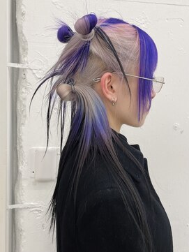 クク(QUQU) パープル、シルバー、ブラック、デザインカラー