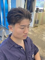 アンサー 千葉中央(UNSER prod by THE DAY)&nbsp;外人風テーパーフェードジェントルアップバング