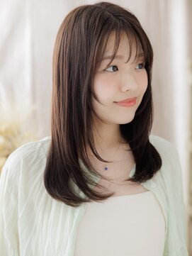 カバーヘア ブリス 大宮西口(COVER HAIR bliss) シースルーバングウルフミディアムレイヤーa大宮20代30代40代