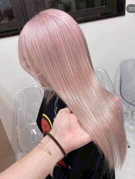 ペレ 梅田(PELE) くびれヘア/アプリコットオレンジ/夏のヘアアレンジ/梅 田