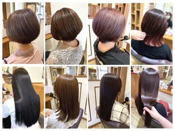 スウィートテラス 読谷村大湾店の写真/コラーゲン、オーガニック、香草・ヘナetc☆1人1人の髪質＆ダメージに合わせてカラーを提案♪