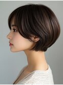 【水素ケアカラー】白髪ぼかしハイライトベージュ