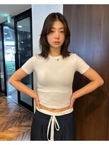 アビーファイブ(ABBEY 5)&nbsp;ミディアムヘアレイヤーカット前髪カット髪質改善トリートメント