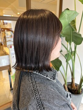 美容室 アイディー i-dee 秋カラーボブ