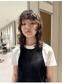ウルフウフルカットレイヤーカットパーマ