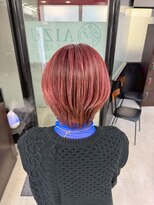 アイズ 本厚木(AIZU) アンブレラカラー 白髪ぼかし ピンク