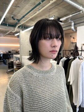 テンション(tension) 切りっぱなしボブ髪質改善縮毛矯正札幌駅大通駅バスセンター駅