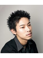 オーシャントーキョー ホワイト 原宿(OCEAN TOKYO WHITE) スパイキーショートベリーショート短髪アップバングフェード