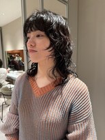 ノラギンザユー(NORA GINZA/U) レイヤーパーマレイヤーカット顔周りレイヤーくせ毛パーマ