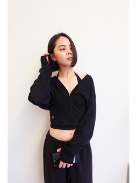 フィルドール 大分明野店(fild'or) 凛とした大人の魅力。艶とまとまりの「暗髪ワンレンボブ」