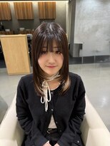 ファム 楽々園店(femme) 顔周りレイヤーカット