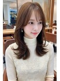 くびれレイヤーくびれミディオリーブベージュシースルー