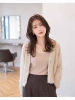 バグズ ヘアデザイン 桔梗が丘店(Baguz HAIR DESIGN)&nbsp;韓国レイヤー×くびれミディ×シースルーバング