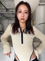 ルーム(Loom.)&nbsp;ニュアンスウェーブ スリークヘア ウェーブヘアニュアンスパーマ