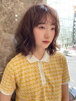 ハニーシブヤ(HONEY shibuya)&nbsp;ボブパーマ/ドライパーマ/レイヤーボブ/ミルクベージュ1