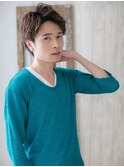 ワイルドアップバングのニュアンスショートB