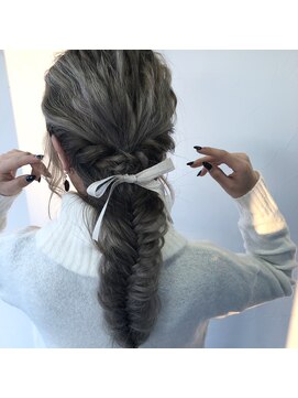 テクライズ 豊橋店(TECHRISE) 編みおろしフィッシュボーン