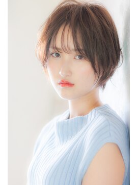 エルフォ(elfo) 【elfo】30代からのひし形シルエットのショートパーマスタイル