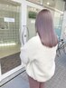 【Tina大人気メニュー】カラー+ダメージレストリートメントサービス￥6600