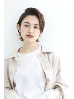 アリゲート ダイカンヤマ(Ari gate daikanyama)&nbsp;【Arigate】ルーズ質感センシュアルショート×グレージュ