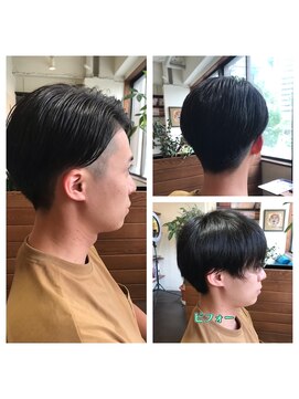 スープレックス ヘアーデザイン(SOUPREX HAIR DESIGN) サイドパート刈り上げツーブロック！　20代 30代 40代 50代