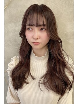 ロンドアヴァントゥス 池袋(Lond aventus) 韓国ミディアムヘア、ショコラベージュ