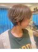 【神田安優奈】ハイライトコンパクトショート