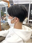 MEN'S HAIR  センターパート　ツイストスパイラル　韓国マッシュ