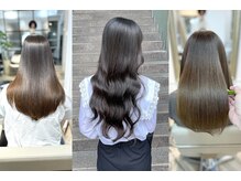 ダメージを補修する活性ケラチン、アミノ酸、CMCを高濃度導入