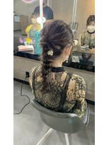 キッススワン(KISS SWAN)&nbsp;【ポコポコ編み下ろしアレンジ】札幌美容室