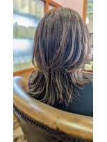 アズヘアー ラペ 三日市店(A'z hair LAPAIX) レイヤーミディ