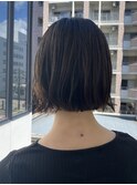 【切りっぱなし＊ミニボブ】