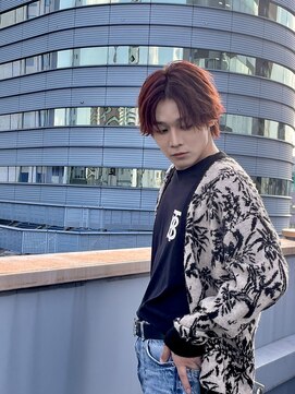 バロンビューティー(BARON Beauty) ウルフ/ショート/レイヤー/メンズ/ボルドー/レッド