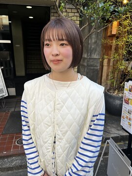 ネルケ 立川(nelke) グレージュbob