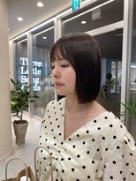 エクリジユウガオカ(equri Jiyugaoka)&nbsp;【自由が丘】ぷつっとボブに！/30代40代50代