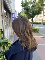 ヘアー アトリエ イチ(hair atelier iti) 明るめネイビーカラー
