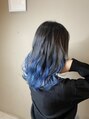 オーブ ヘアー ラフィネ 帯広店(AUBE HAIR raffine)&nbsp;グラデーションブルー