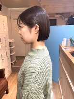 【BUZZbee小出】プツッとボブ×オリーブグレージュ