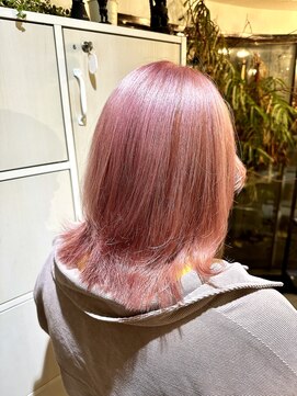 アクト(ACT) ピンクカラー/ペールピンク/艶髪/ネオウルフ/表参道