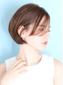 40代50代似合わせ小顔美髪シアーカラーカールショート