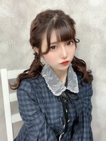 ワンズ リー 上大岡店(One's ly) デザインカラーレイヤーカットウェットヘア夏オリーブベージュ