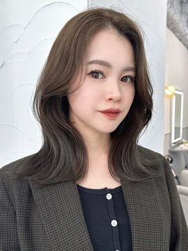 シーテ(Ciete) 韓国ヘア名古屋ハイレイヤー顔まわりカット前髪ボブタッセル小顔