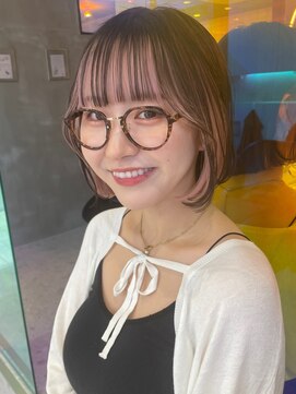 ココ なかもず店(COCO) レイヤーカット/ボブ/髪質改善/チェリーブラウン