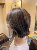 【ミルクティーベージュ】#Ameri #大阪 #ダブルカラー