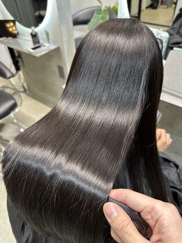 エトラ 渋谷店(etora)の写真/【カット+カラー+高濃度ケラチントリートメント¥20900】業界最新のケラチントリートメントで理想の艶髪に*