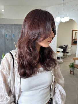 ニュイ(NUIT) インナーカラーイヤリングカラーダブルカラーベージュカラー韓国