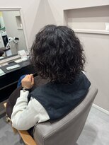 アウラヘアーサロン(aura hair salon)&nbsp;【カール強め】ボブ×カーリーパーマ