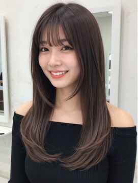 エル 新小岩(elu) 美髪/ワイドバング/レイヤーカット/くすみベージュ/新小岩駅