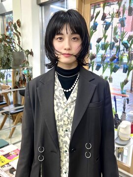 ラプト(rapt) レイヤーボブウルフパーマ