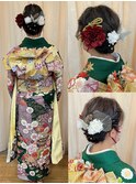 人気のシニヨンスタイル